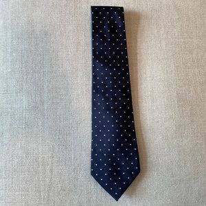 Ralph Lauren Purple Label Navy Pindot Neck Tie